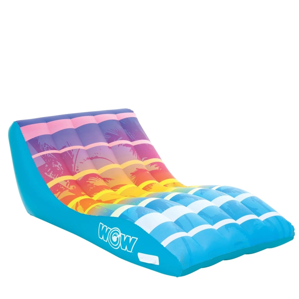 WOW Sports Sunset Chaise Lounge Inflatable Pool and Beach Chair - Bellso